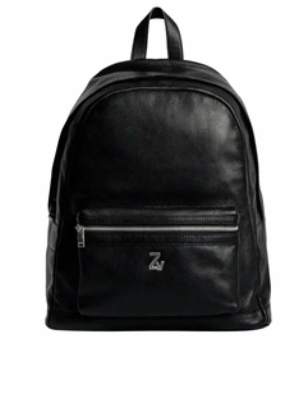 ZADIG&VOLTAIRE Black Leather Backpack - Sleek Everyday Carry